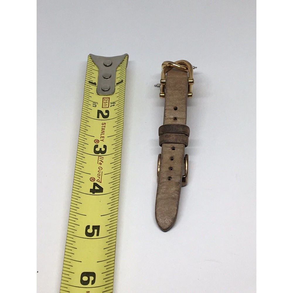 Fossil Genuine Leather Bracelet Watch 2 Piece Full Band 12mm W/ Pins A724